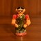 Wooden Kondapalli Bride Traditional Etikoppaka Toys Handpainted Golu Decoration Showpiece for Home Living Room Shelf Display Table Decor Wedding Gifting Item - Navaratri Golu Dolls